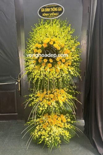 Mẫu vòng hoa nhà tang lễ Việt Xô